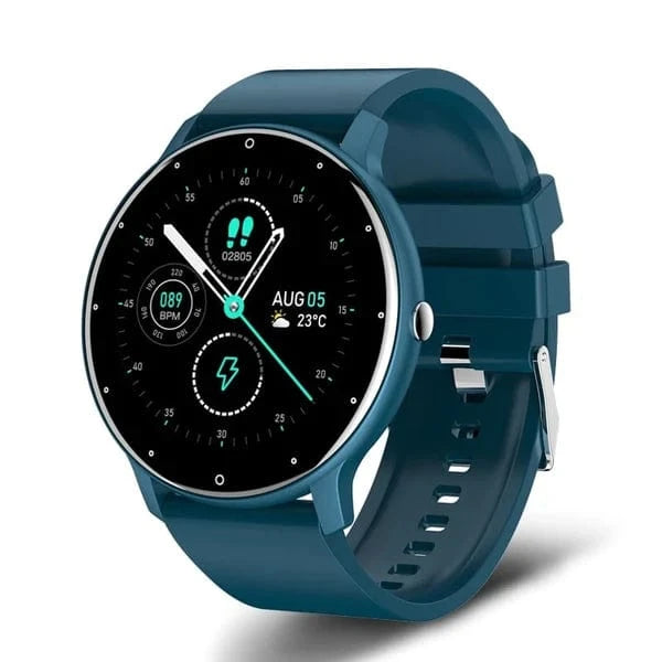 Fuld Touchskærm Smart Ur til Mænd - Vandtæt - Fitness Tracker - Android og IOS Smart Watch Danmarkmode.dk