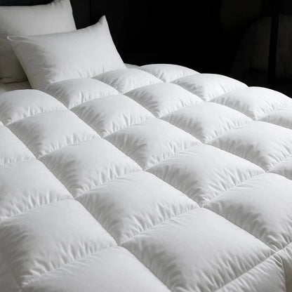 Gåsedun Vinter Tyngde Dyne - Quiltet - Varm - Fluffy - Blød Comforters Danmarkmode.dk