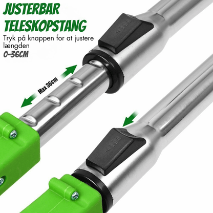 GeartTech – Batteridrevet græstrimmer – 24V 3,0Ah – Justerbar 92–122 cm Hjem & Have > Have > Havemaskiner > Græstrimmer Danmarkmode