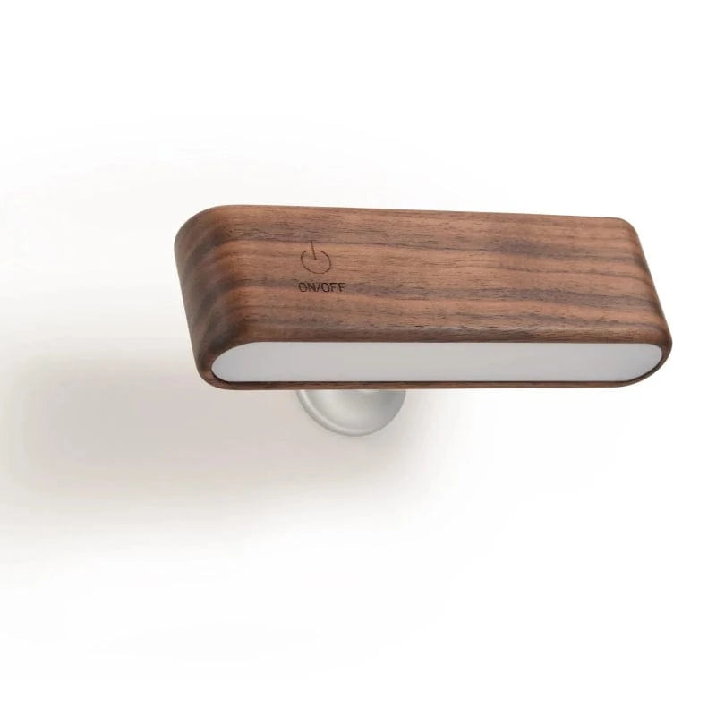 Genopladelig 360° LED Væglampe - Batteridrevet - Bøgetræ - Trådløs Wall Light Fixtures Danmarkmode.dk