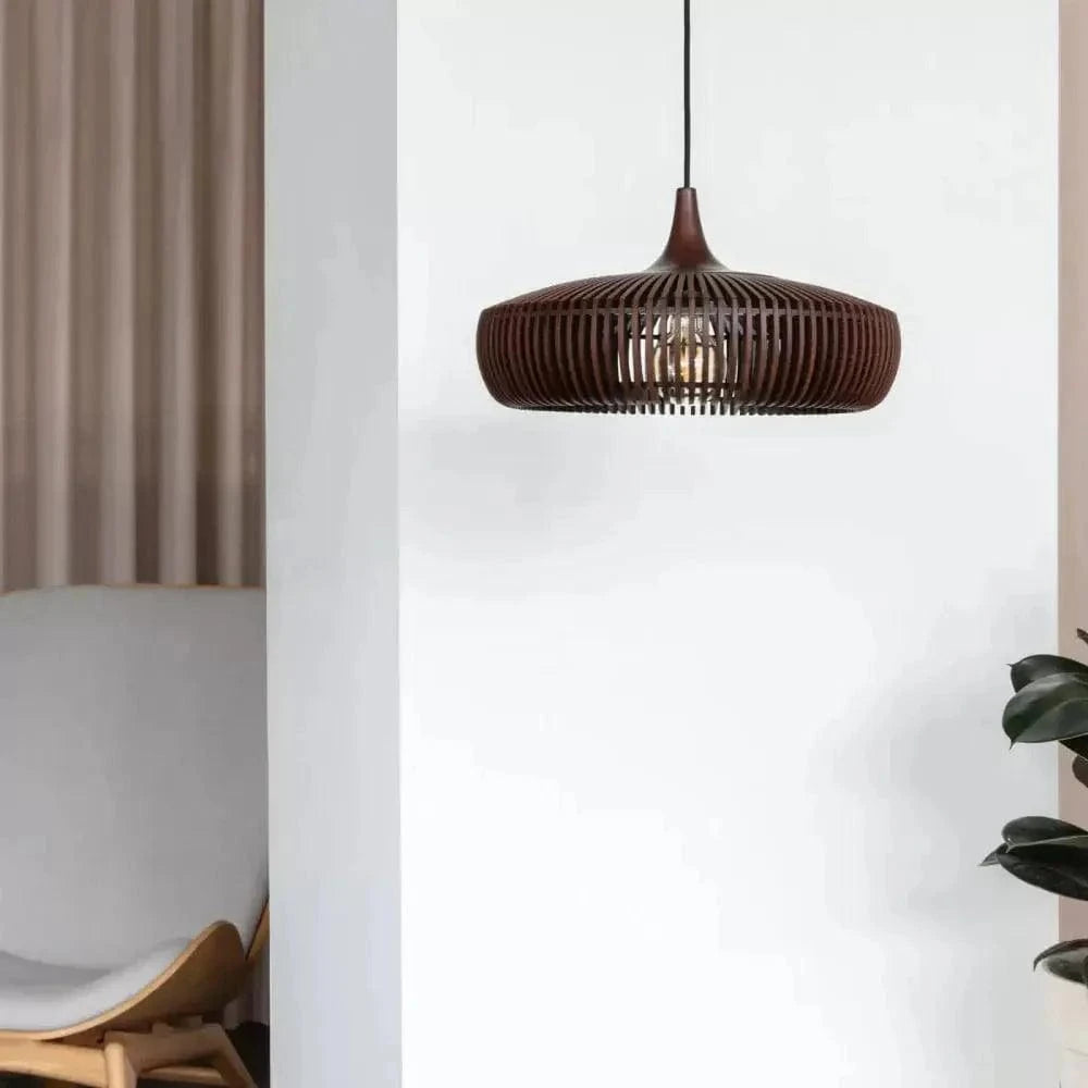 Hanaori Pendel – Japandi Hanging Lamp, Modern Design, Wood & Metal, 1-Light, Minimalist Style, Nordic Home Decor, Warm White. Hanglamp Danmarkmode