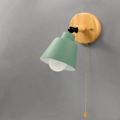 Hårdt Forbundet Macaron Væglampe mit Trækkæde - Justerbar - Jern - Led Pære Wall Light Fixtures Danmarkmode.dk