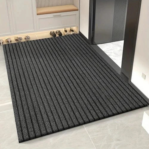 Holdbar Stribet Dørmåtte - Skridsikker - Vandtæt - Indendørs - Udendørs Door Mats Danmarkmode.dk