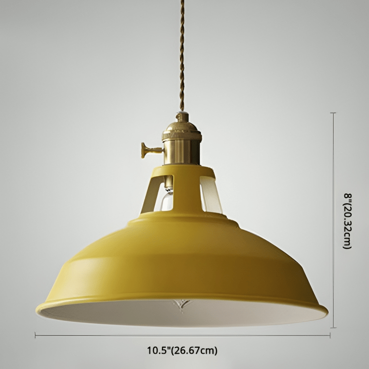 Industriel Retro Pendel Lampe - Metal - 1 Lys Lampe Ceiling Light Fixtures Danmarkmode.dk