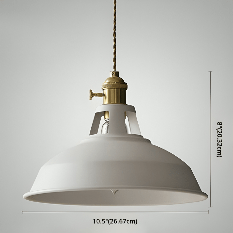 Industriel Retro Pendel Lampe - Metal - 1 Lys Lampe Ceiling Light Fixtures Danmarkmode.dk