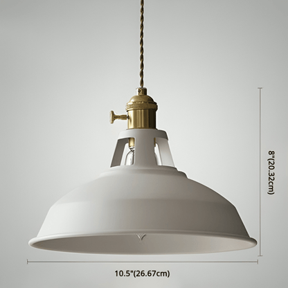 Industriel Retro Pendel Lampe - Metal - 1 Lys Lampe Ceiling Light Fixtures Danmarkmode.dk