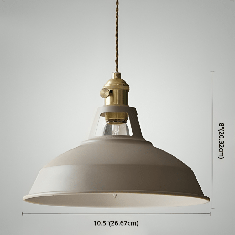 Industriel Retro Pendel Lampe - Metal - 1 Lys Lampe Ceiling Light Fixtures Danmarkmode.dk