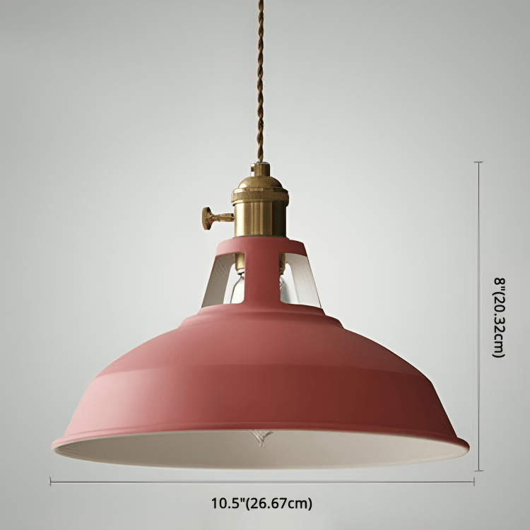 Industriel Retro Pendel Lampe - Metal - 1 Lys Lampe Ceiling Light Fixtures Danmarkmode.dk