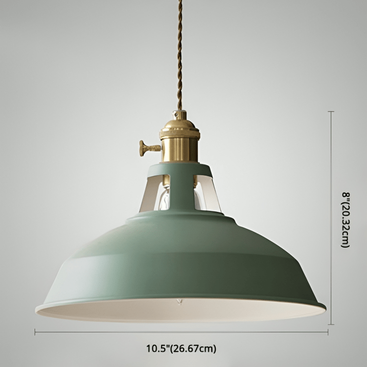 Industriel Retro Pendel Lampe - Metal - 1 Lys Lampe Ceiling Light Fixtures Danmarkmode.dk