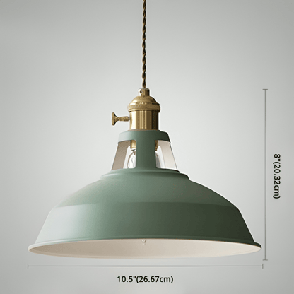 Industriel Retro Pendel Lampe - Metal - 1 Lys Lampe Ceiling Light Fixtures Danmarkmode.dk