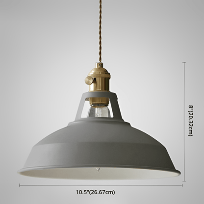 Industriel Retro Pendel Lampe - Metal - 1 Lys Lampe Ceiling Light Fixtures Danmarkmode.dk