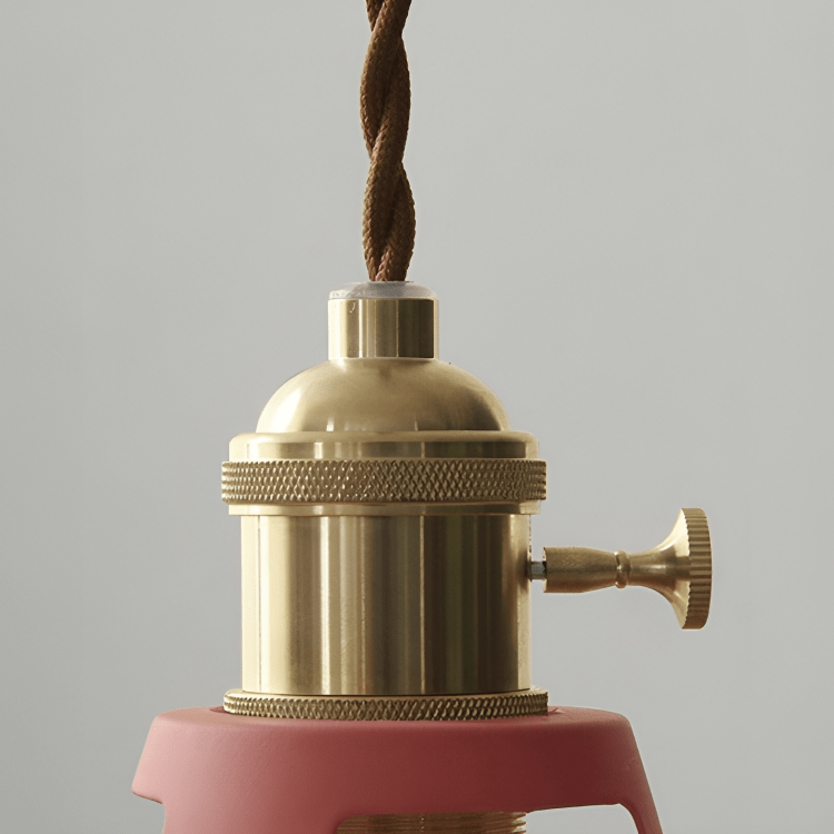 Industriel Retro Pendel Lampe - Metal - 1 Lys Lampe Ceiling Light Fixtures Danmarkmode.dk