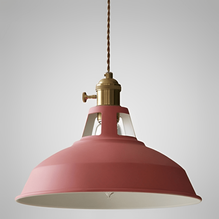 Industriel Retro Pendel Lampe - Metal - 1 Lys Lampe Ceiling Light Fixtures Danmarkmode.dk