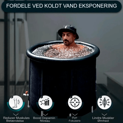 Isbad Kar med Termolåg - Genopretning - PVC - 350 liter - 80 cm Ice Bath Danmarkmode.dk