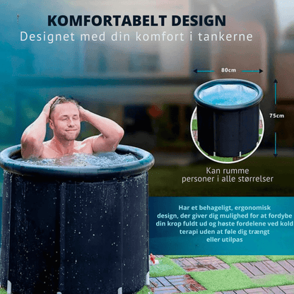 Isbad Kar med Termolåg - Genopretning - PVC - 350 liter - 80 cm Ice Bath Danmarkmode.dk