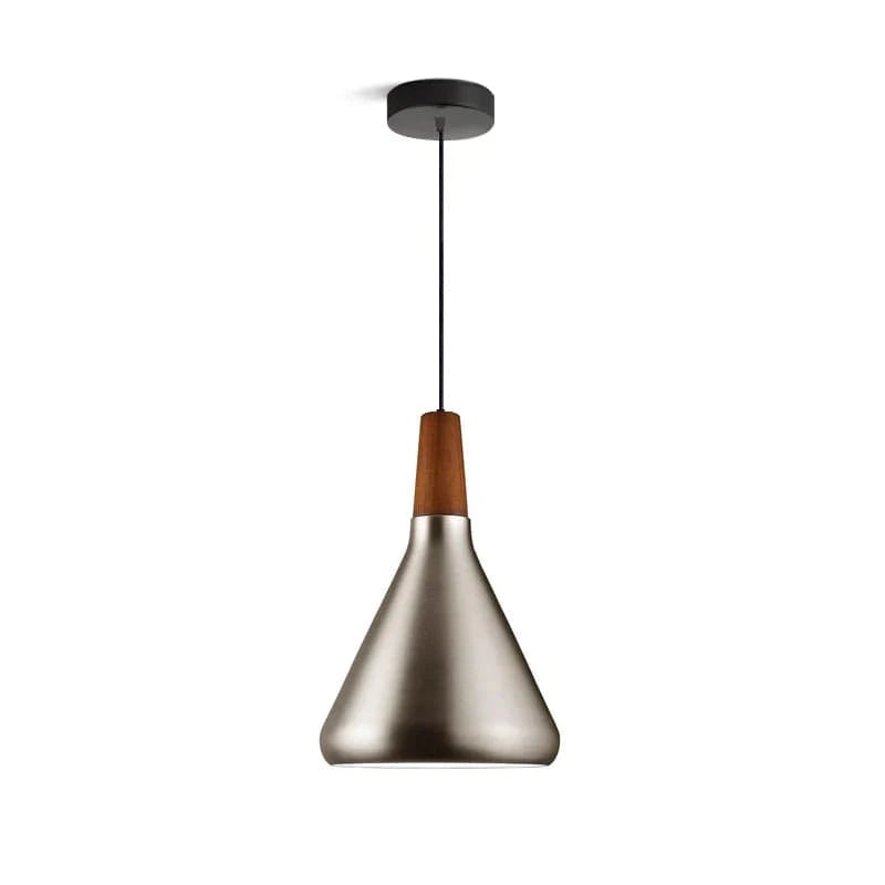 Japandi Style Nori Indendørs Pendellampe - LED Pære - Metal - Træ Ceiling Light Fixtures Danmarkmode.dk