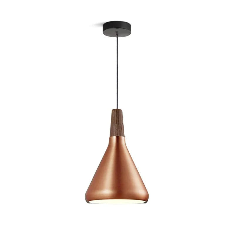 Japandi Style Nori Indendørs Pendellampe - LED Pære - Metal - Træ Ceiling Light Fixtures Danmarkmode.dk
