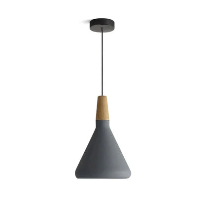 Japandi Style Nori Indendørs Pendellampe - LED Pære - Metal - Træ Ceiling Light Fixtures Danmarkmode.dk