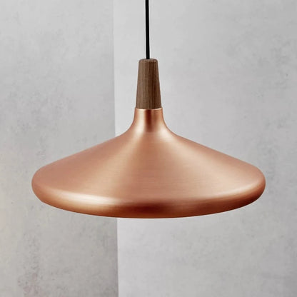 Japandi Style Nori Indendørs Pendellampe - LED Pære - Metal - Træ Ceiling Light Fixtures Danmarkmode.dk