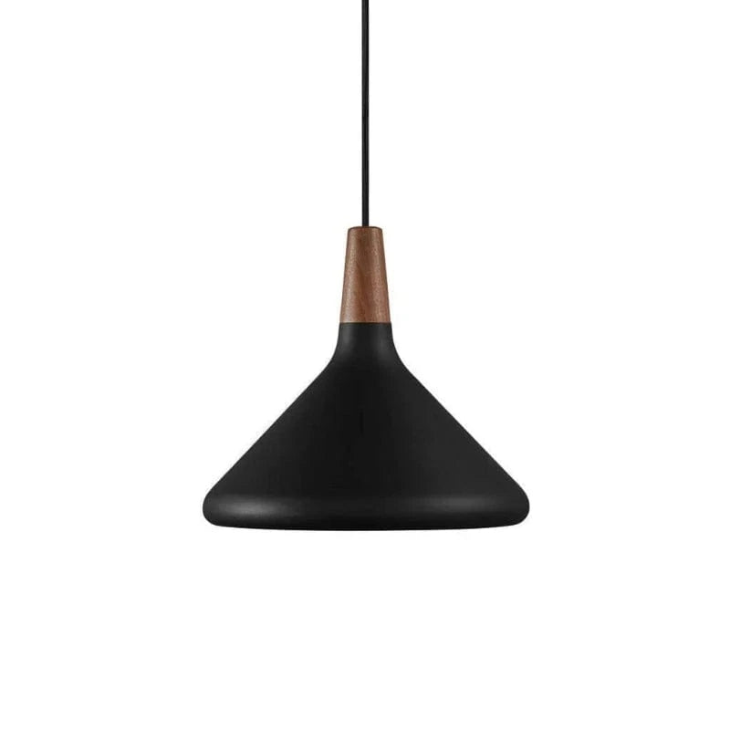 Japandi Style Nori Indendørs Pendellampe - LED Pære - Metal - Træ Ceiling Light Fixtures Danmarkmode.dk