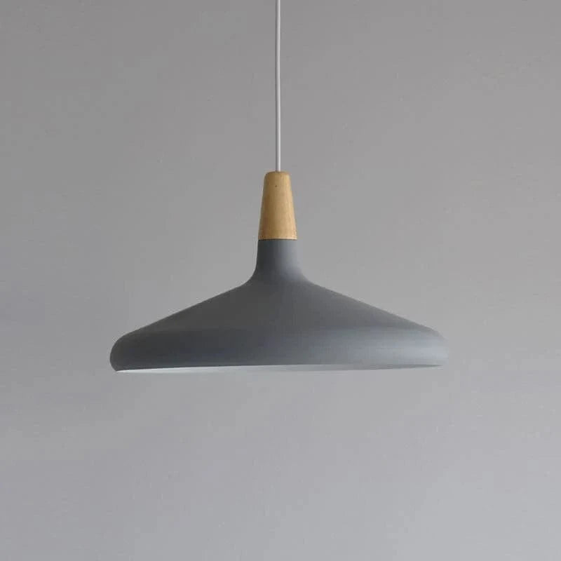 Japandi Style Nori Indendørs Pendellampe - LED Pære - Metal - Træ Ceiling Light Fixtures Danmarkmode.dk
