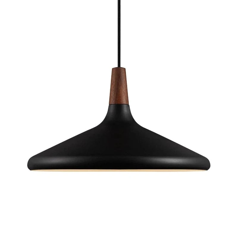 Japandi Style Nori Indendørs Pendellampe - LED Pære - Metal - Træ Ceiling Light Fixtures Danmarkmode.dk