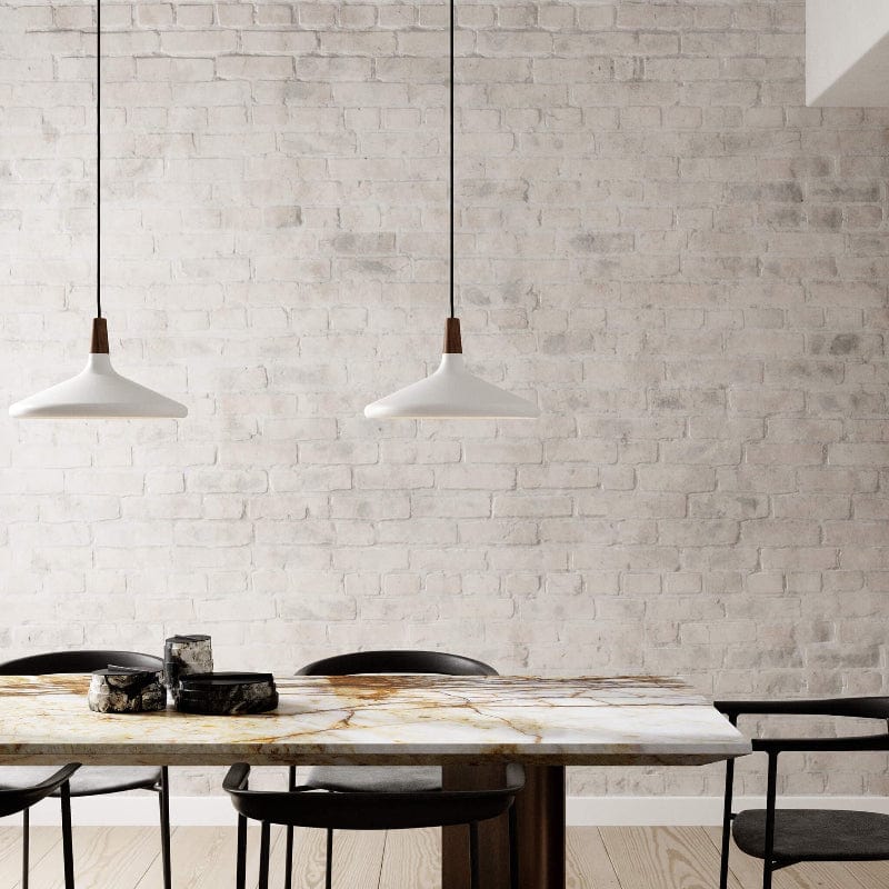 Japandi Style Nori Indendørs Pendellampe - LED Pære - Metal - Træ Ceiling Light Fixtures Danmarkmode.dk
