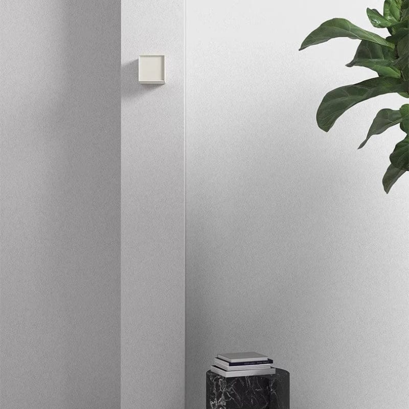 Japansk Stofskærm Kubus Væglampe - Boligindretning - Moderne - LED - 12cm Wall Light Fixtures Danmarkmode.dk