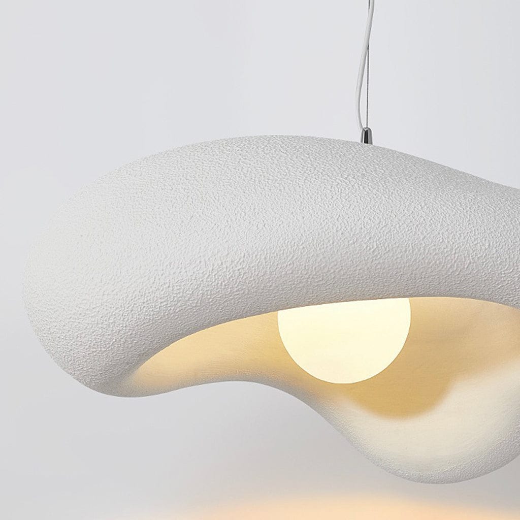 Japansk Wabi-Sabi Hængelampe, Unik Creme, 4 Farver, Modern Design, Stilfuld Belysning, Indendørs, Unisex Hanglampen Danmarkmode
