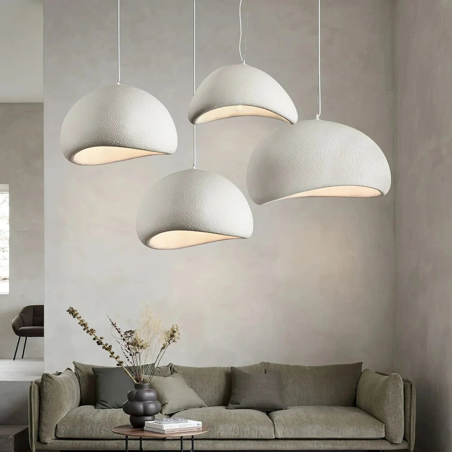 Khmara Pendant Lamp, Modern Nordic Style, Glass, 25cm, White, Home Lighting, Elegant Design, Contemporary Decor, Ceiling Fixture Danmarkmode