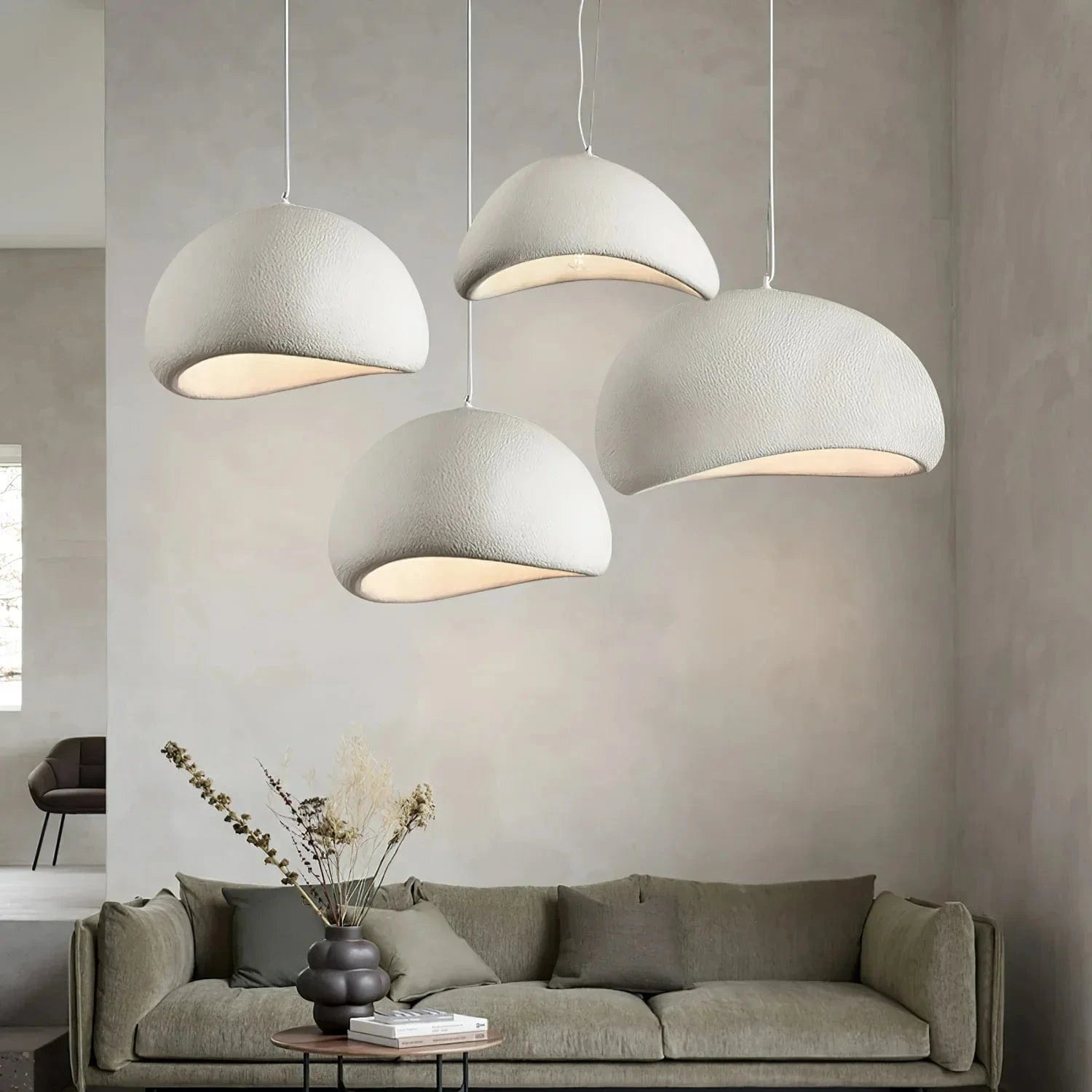 Khmara Pendant Lamp, Modern Nordic Style, Glass, 25cm, White, Home Lighting, Elegant Design, Contemporary Decor, Ceiling Fixture Danmarkmode