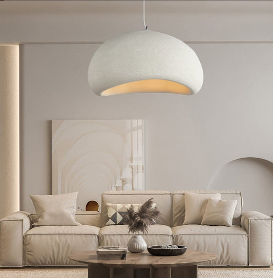 Khmara Pendant Lamp, Modern Nordic Style, Glass, 25cm, White, Home Lighting, Elegant Design, Contemporary Decor, Ceiling Fixture Danmarkmode