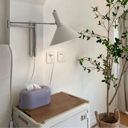Konisk Jern Justerbar Arm Væglampe Soveværelse - Plug In - Moderne - LED Pære Wall Light Fixtures Danmarkmode.dk
