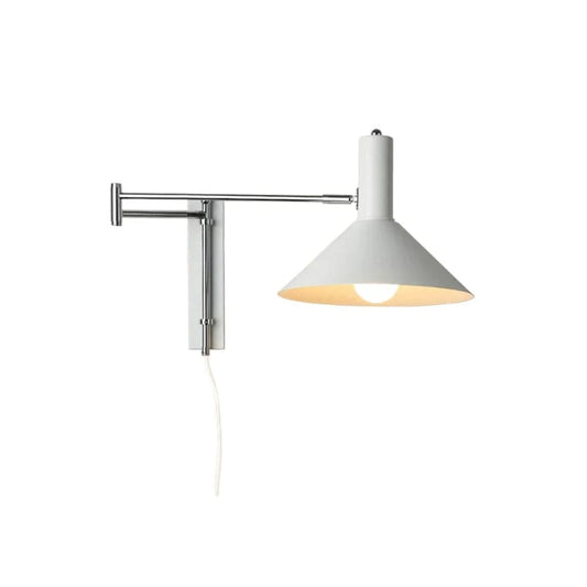 Konisk Jern Justerbar Arm Væglampe Soveværelse - Plug In - Moderne - LED Pære Wall Light Fixtures Danmarkmode.dk