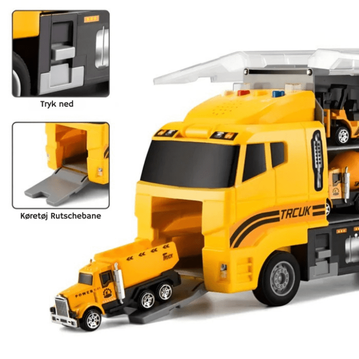 Konstruktion Bil Legetøj til Børn - Transporter - Mini Biler - Sæt Toy Cars Danmarkmode.dk