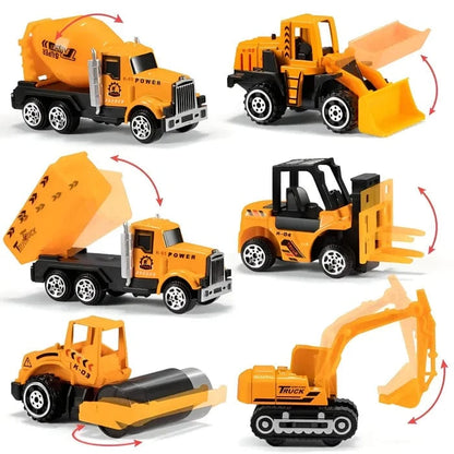 Konstruktion Bil Legetøj til Børn - Transporter - Mini Biler - Sæt Toy Cars Danmarkmode.dk