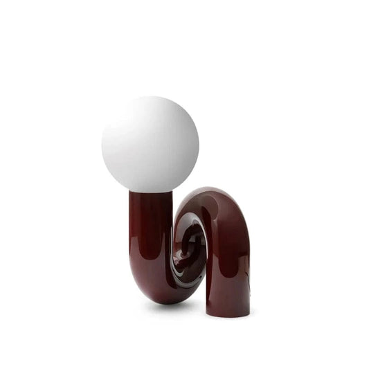 Legesyg S-kurve Glas Bordlampe - Moderne - Resin - Sfære Table Lamp Danmarkmode.dk