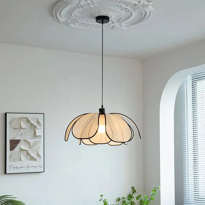 LINA Suspensionslampe Pétale | Moderne Design, Metall, Weiss, 40cm, Wohnraum Licht, Pendelleuchte für Wohnzimmer, Schlafzimmer, Küchen suspension luminaire Danmarkmode