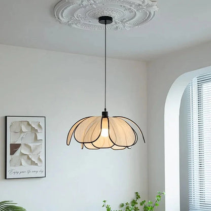 LINA Suspensionslampe Pétale | Moderne Design, Metall, Weiss, 40cm, Wohnraum Licht, Pendelleuchte für Wohnzimmer, Schlafzimmer, Küchen suspension luminaire Danmarkmode