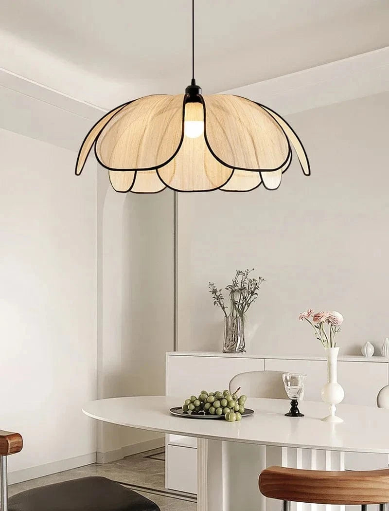 LINA Suspensionslampe Pétale | Moderne Design, Metall, Weiss, 40cm, Wohnraum Licht, Pendelleuchte für Wohnzimmer, Schlafzimmer, Küchen suspension luminaire Danmarkmode
