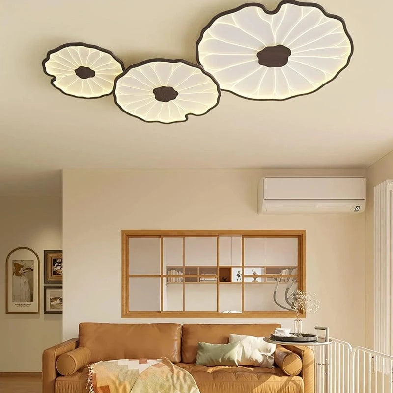 Lotusblad LED Loftlamper til Stuen - Akryl - Metalramme - Boligindretning Ceiling Light Fixtures Danmarkmode.dk