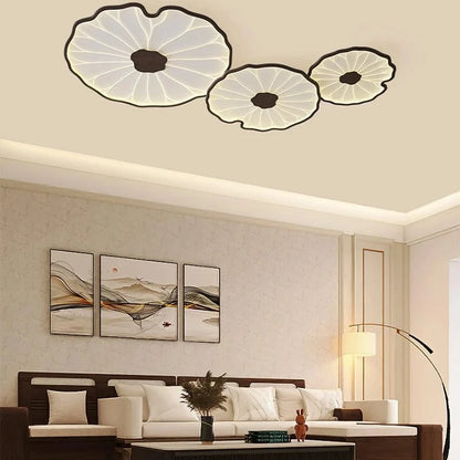 Lotusblad LED Loftlamper til Stuen - Akryl - Metalramme - Boligindretning Ceiling Light Fixtures Danmarkmode.dk