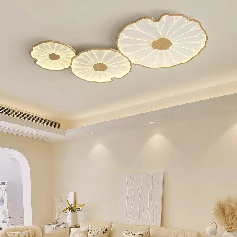 Lotusblad LED Loftlamper til Stuen - Akryl - Metalramme - Boligindretning Ceiling Light Fixtures Danmarkmode.dk