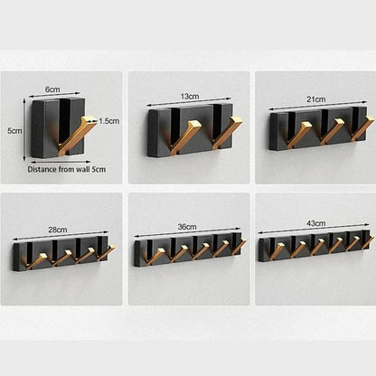 Luksus Sammenklappelig Vægkrog - Kompakt - Rustfrit Stål - Kraftig Wall Hooks Danmarkmode.dk