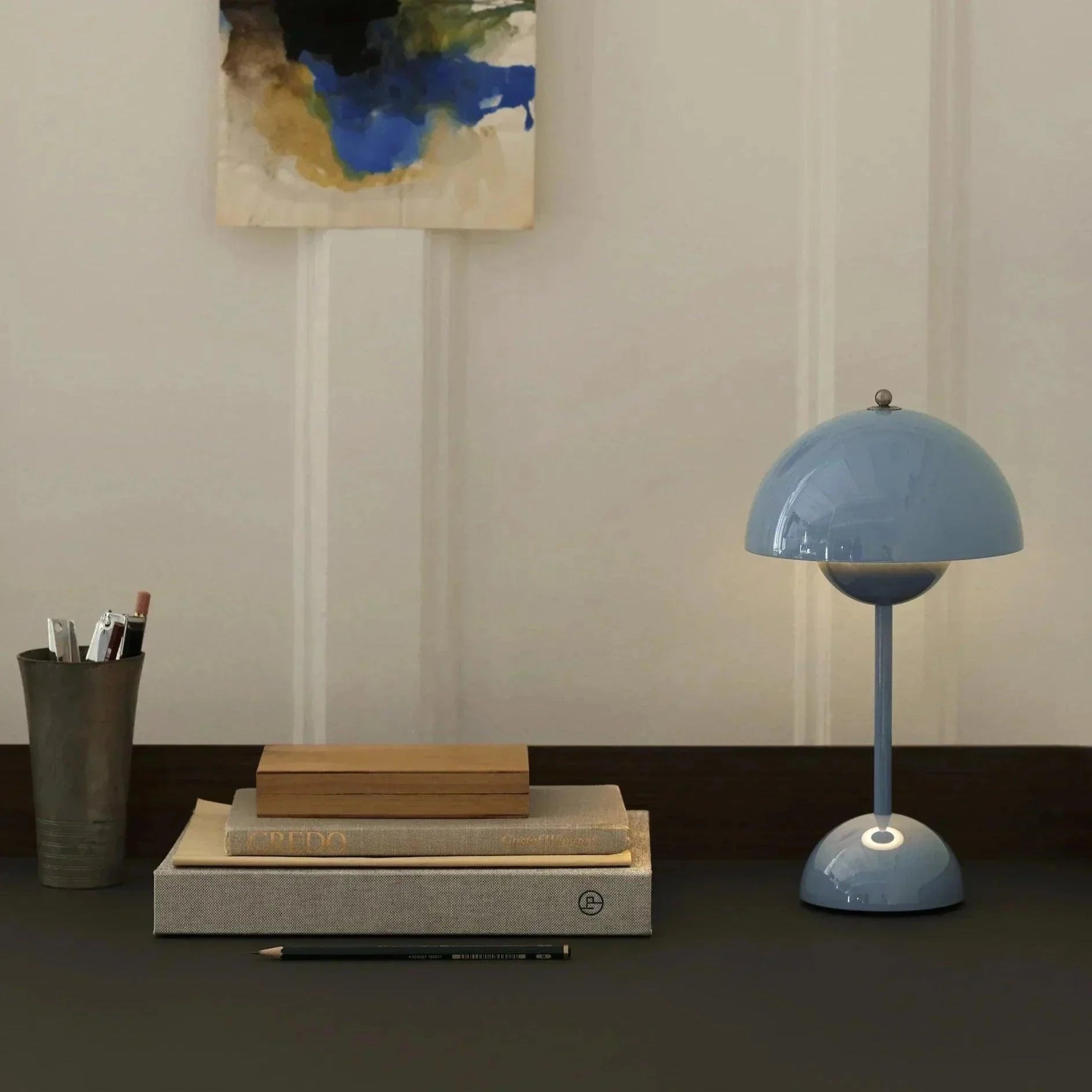 LumiGlow LED Flowerpot Bordlampe – Stilfuld, Trådløs og Dæmpbar Belysning Danmarkmode.dk