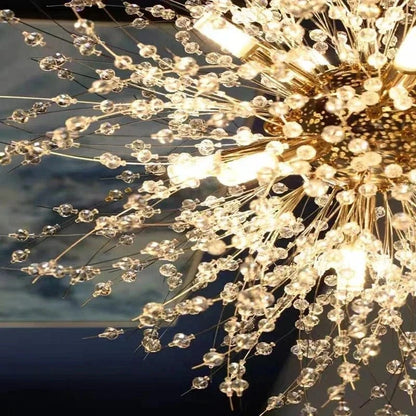 Mælkebøtte Krystal Lysekrone - Pendellampe - Boligindretning - LED Lys Ceiling Light Fixtures Danmarkmode.dk