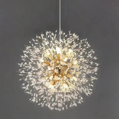Mælkebøtte Krystal Lysekrone - Pendellampe - Boligindretning - LED Lys Ceiling Light Fixtures Danmarkmode.dk