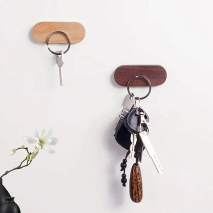 Magnetisk Træ Nøgleholder - Oval - Selvklæbende - Vægdekoration Key Holders Danmarkmode.dk