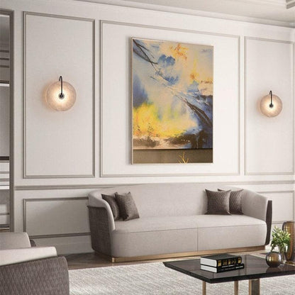 Marmor LED Væglampe - Rund - Moderne Wall Light Fixtures Danmarkmode.dk