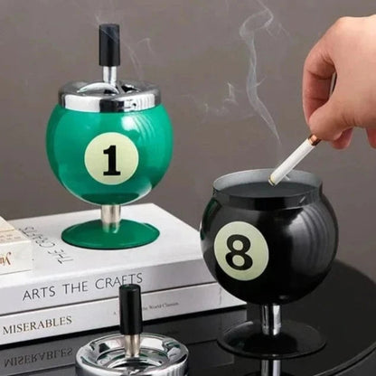 Metal Billard Kugler Askebæger - Boligindretning - Letvægt - Askebæger med Låg Ashtrays Danmarkmode.dk